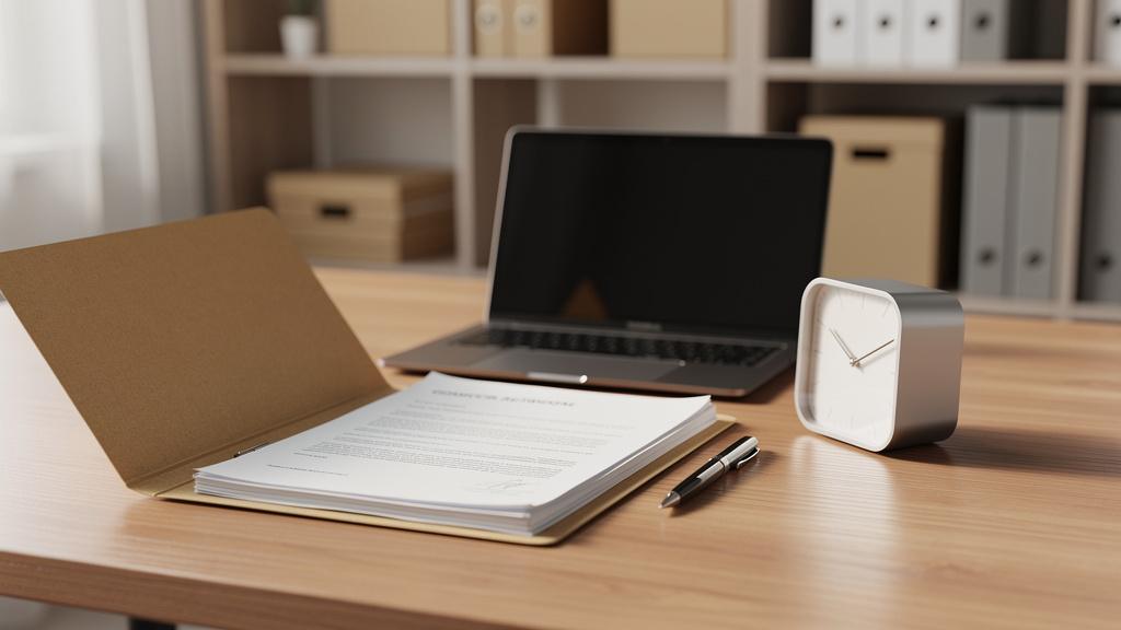 Un salarié consulte son contrat de travail pour vérifier la durée de son préavis