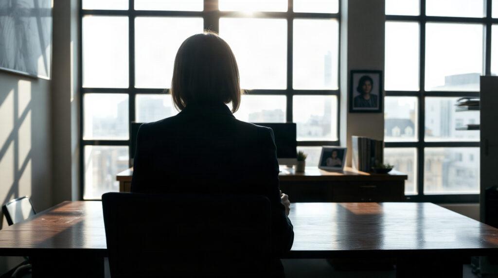 Comptable genevoise analysant des documents financiers