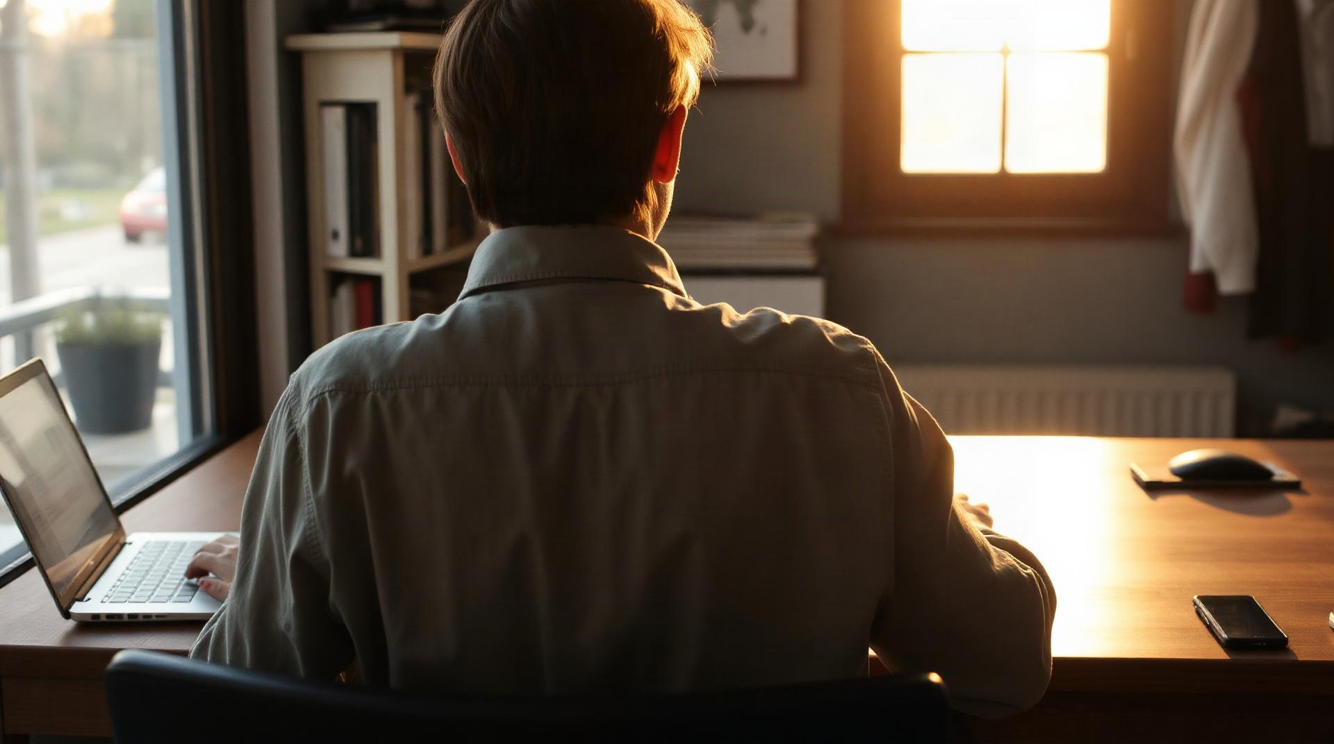 Enseignant déposant des ressources pédagogiques en ligne
