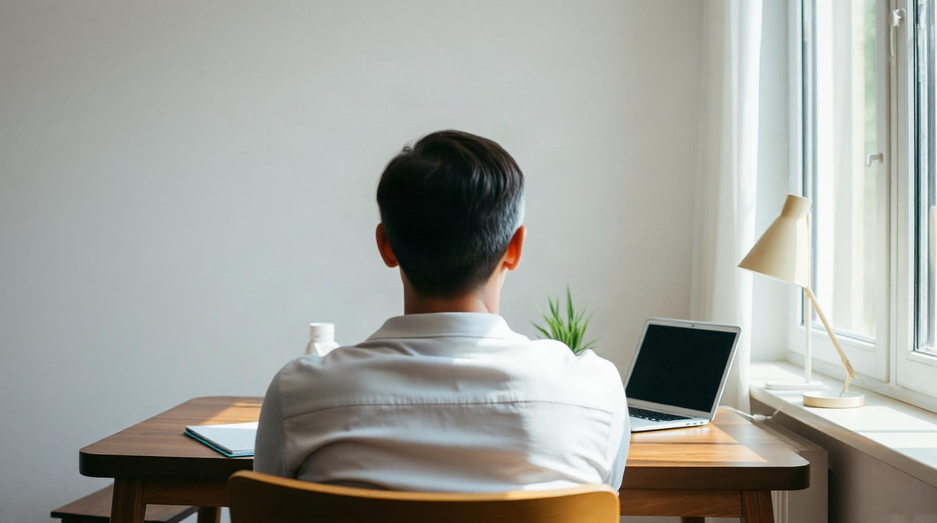 Coin bureau aménagé à domicile pour une activité freelance